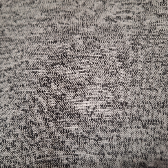 Workshop Andrea Jovine Grey Space Dye 1/4 Zip Pullover Top M - Picture 8 of 8